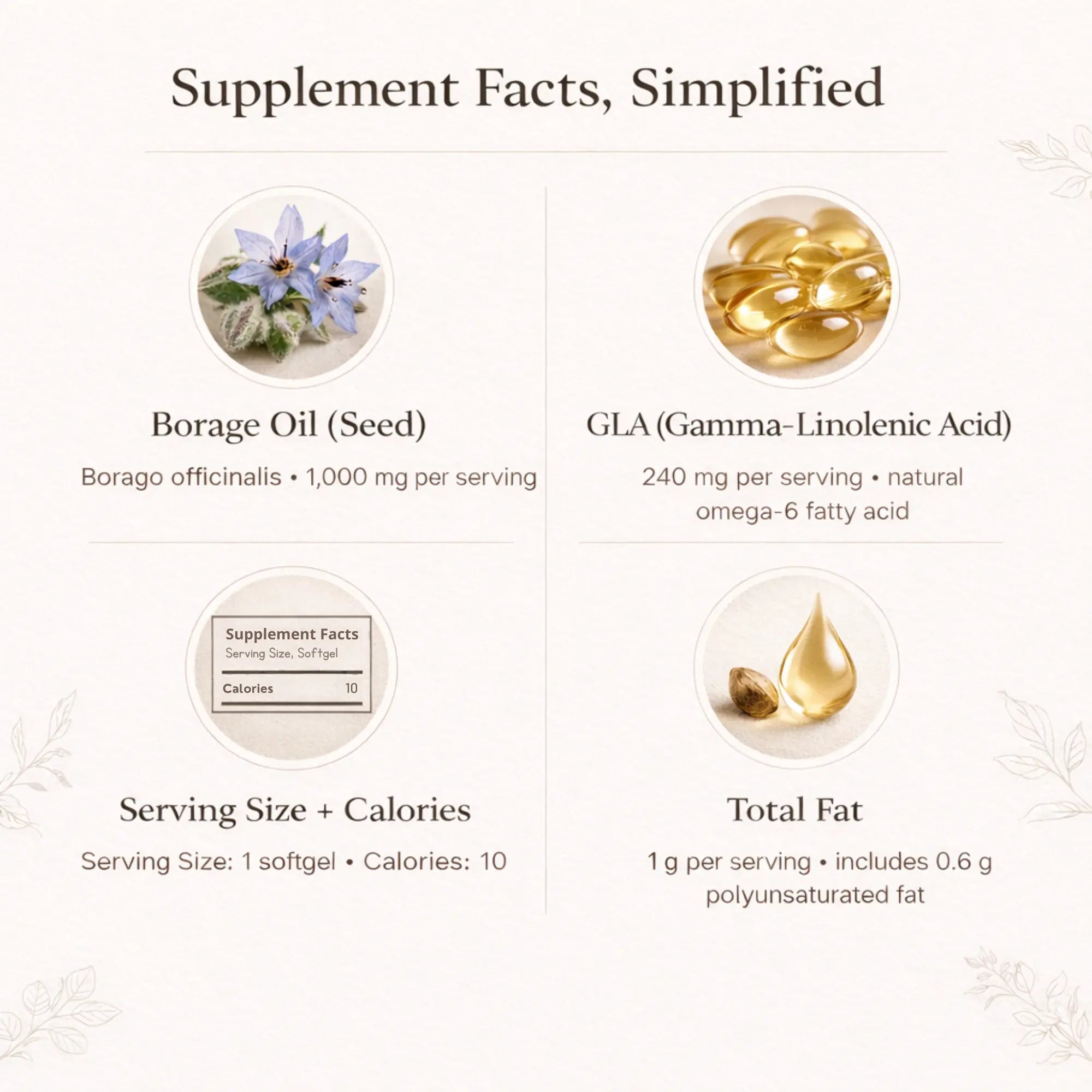Womens Borage Oil (GLA)